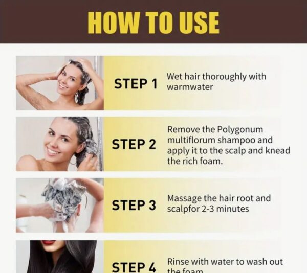 Brown Hair Dye Shampoo - Imagem 2
