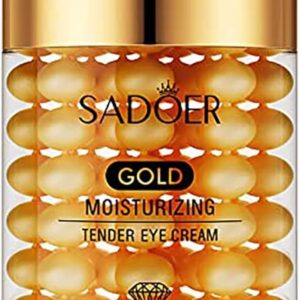 Gold eye mask