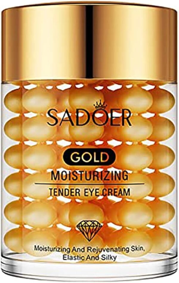 Gold eye mask